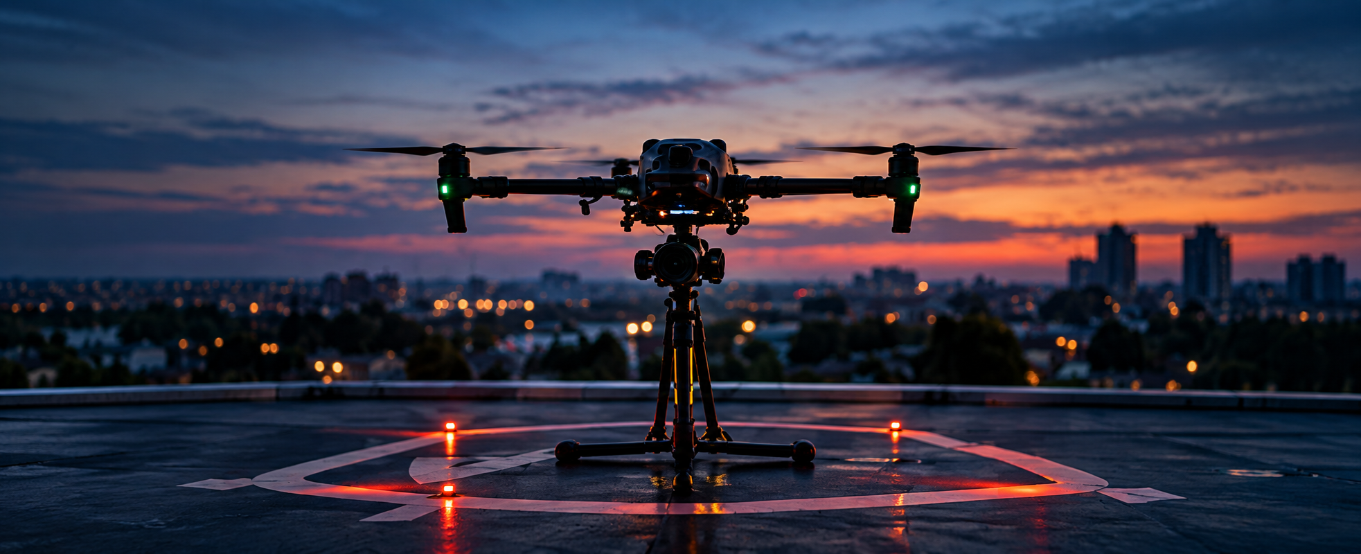 AertactX drone positioned during an operational deployment